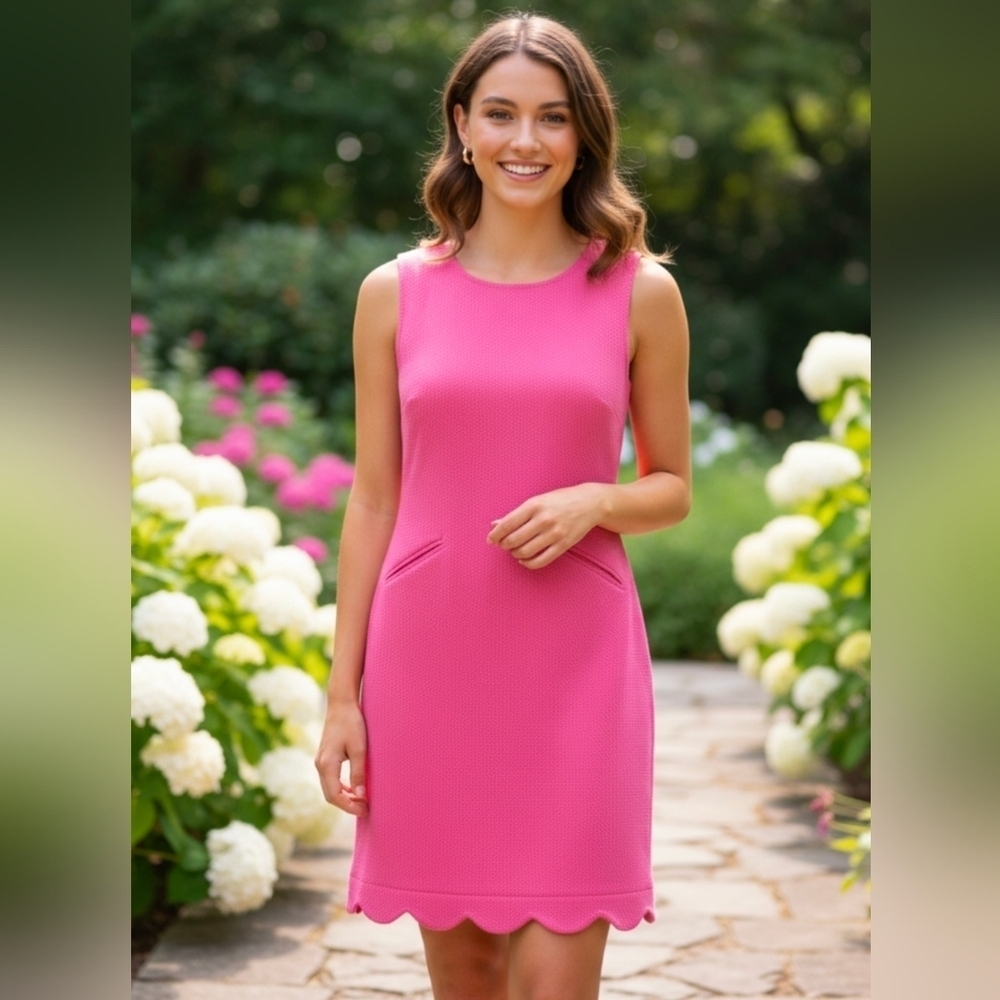 Women's Sarah Campbell Pink Summer Dress Size XS